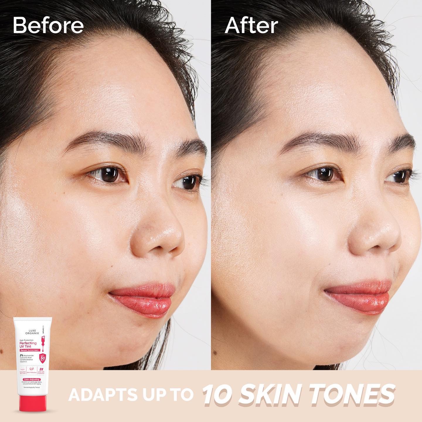 High Protection Perfecting UV Tint Serum Sunscreen SPF 50 PA + 40g