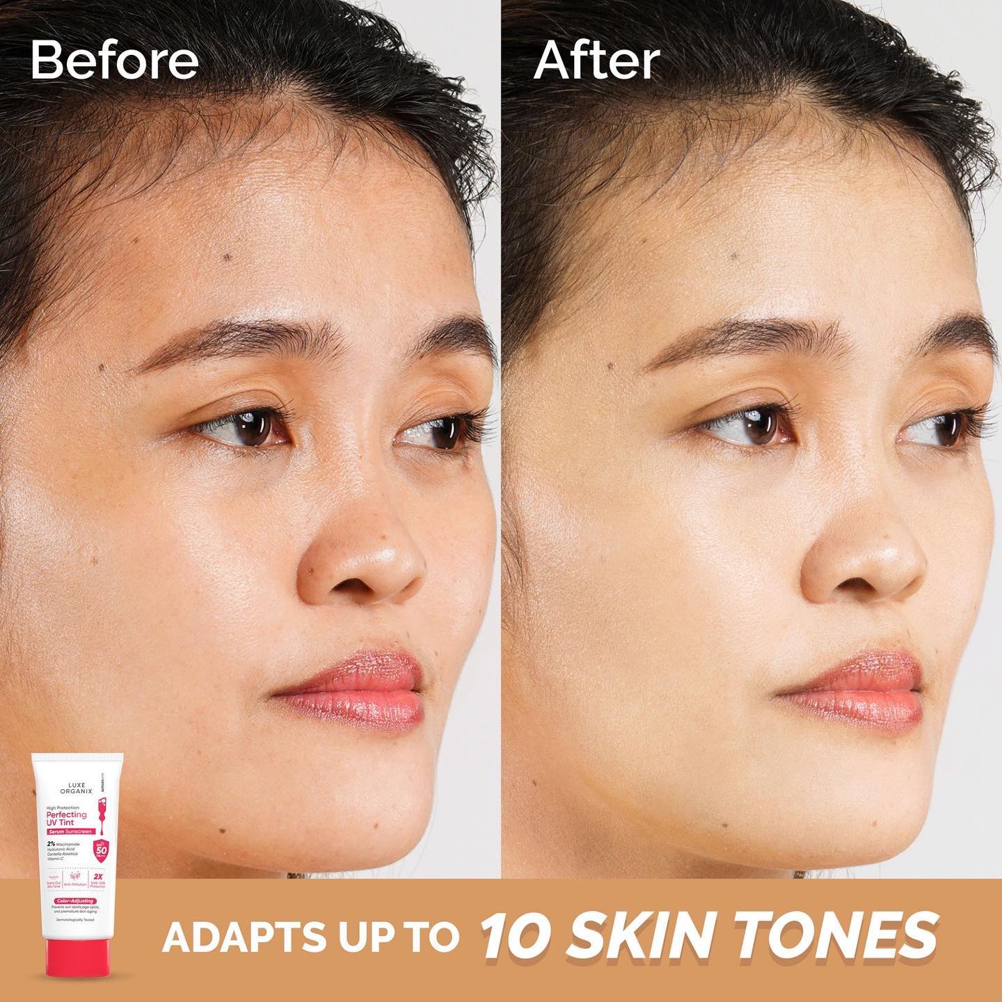 High Protection Perfecting UV Tint Serum Sunscreen SPF 50 PA + 40g