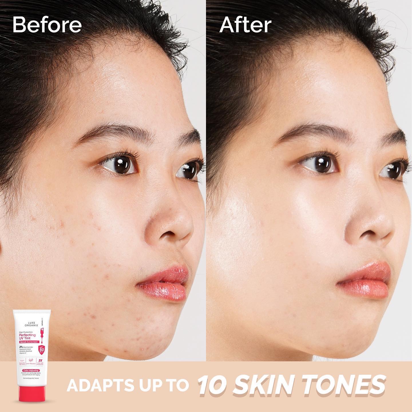 High Protection Perfecting UV Tint Serum Sunscreen SPF 50 PA + 40g