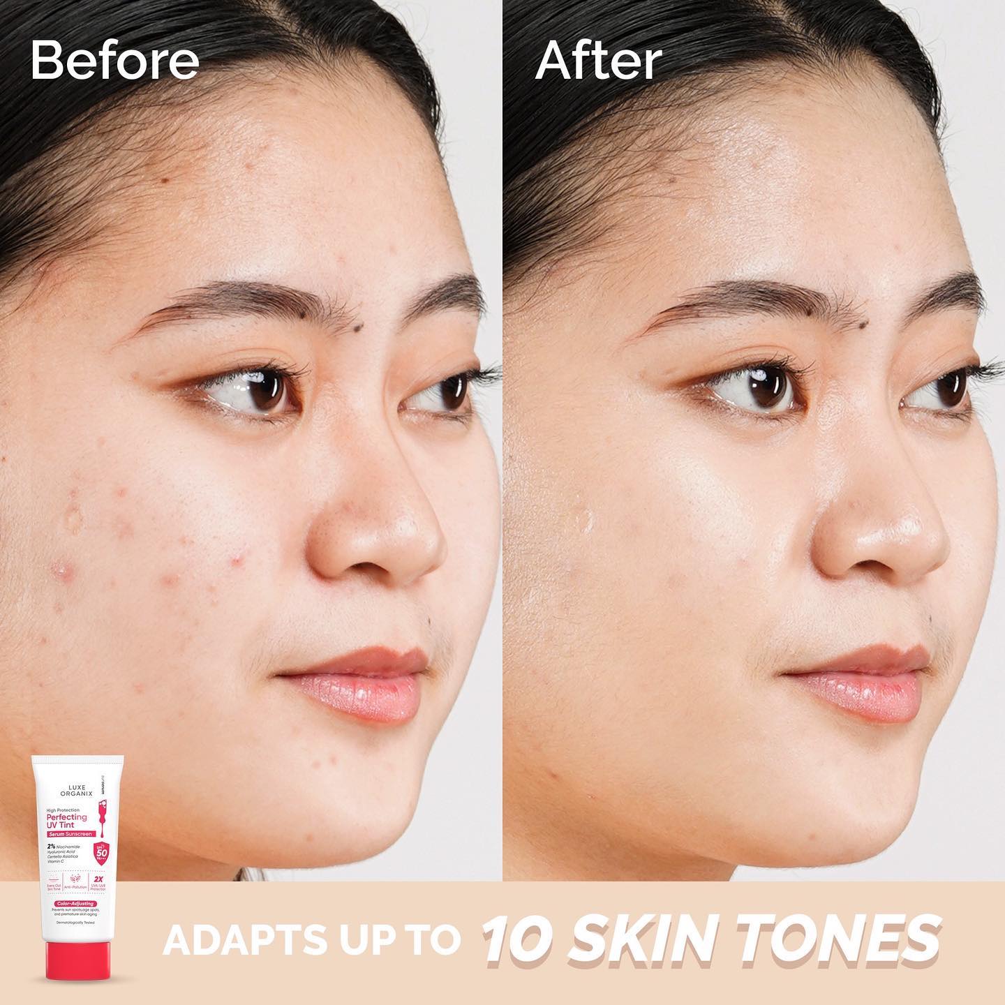 High Protection Perfecting UV Tint Serum Sunscreen SPF 50 PA + 40g