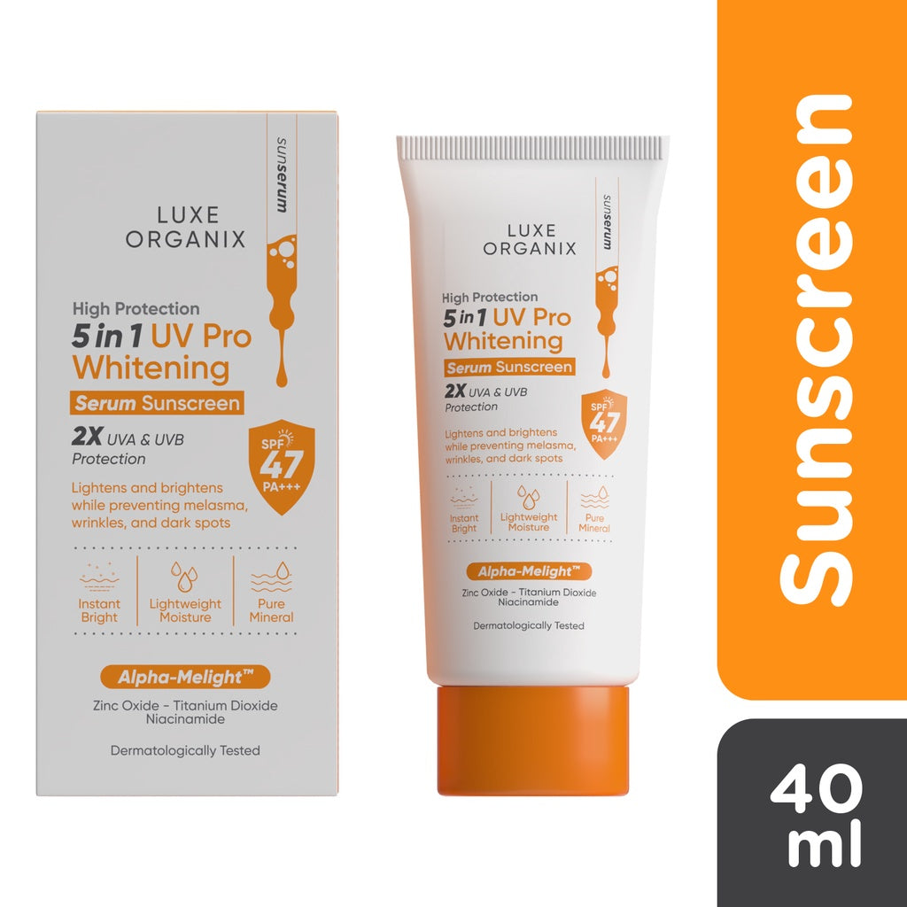 High Protection 5in1 UV Pro Whitening Serum Sunscreen SPF 47 PA+ 40mL