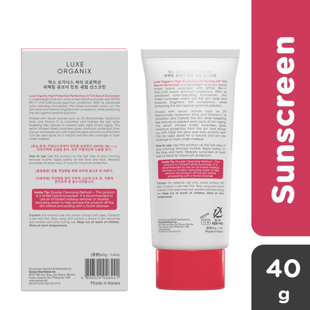 High Protection Perfecting UV Tint Serum Sunscreen SPF 50 PA + 40g