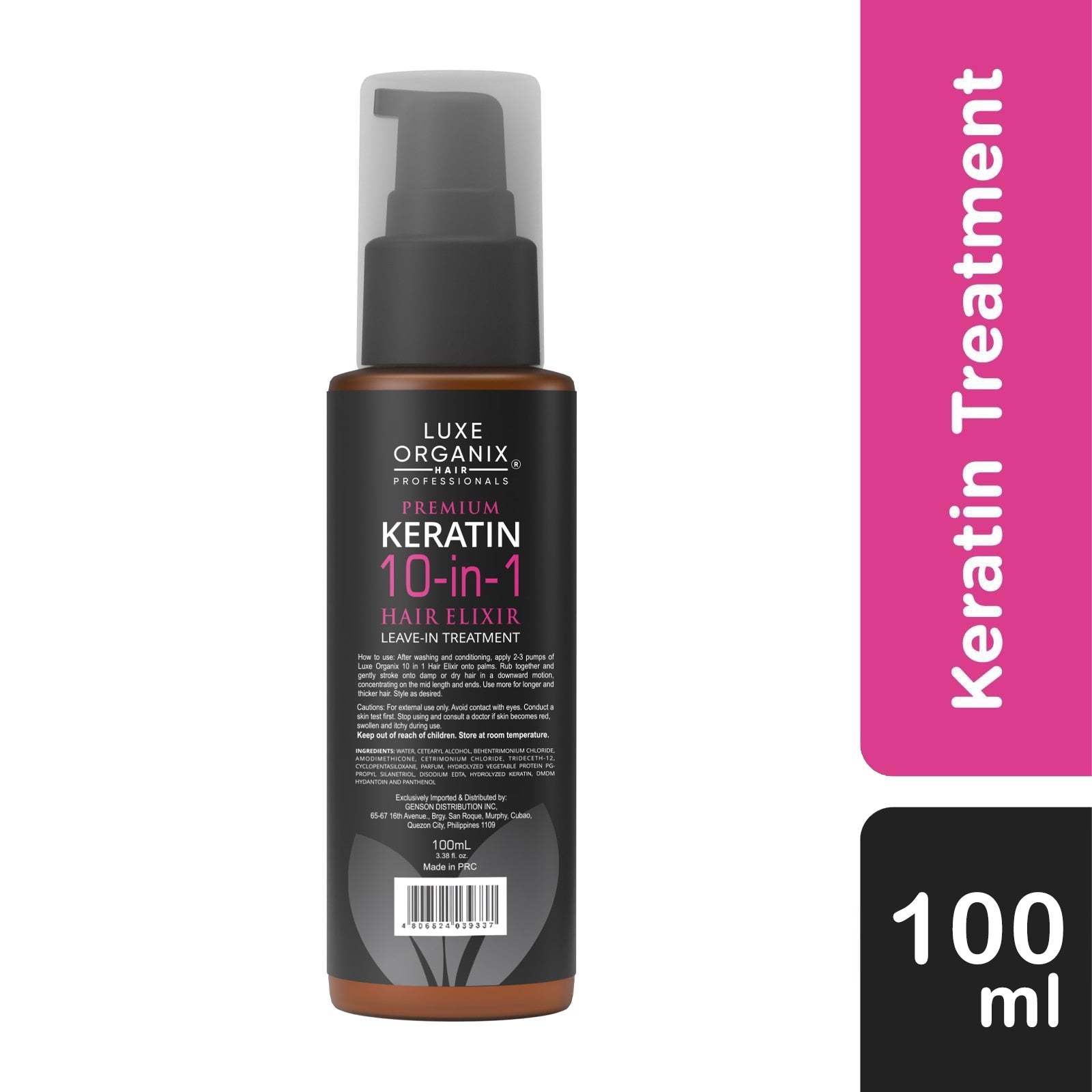 Keratin 10in1 Hair Elixir Leave-in Treatment 100ml
