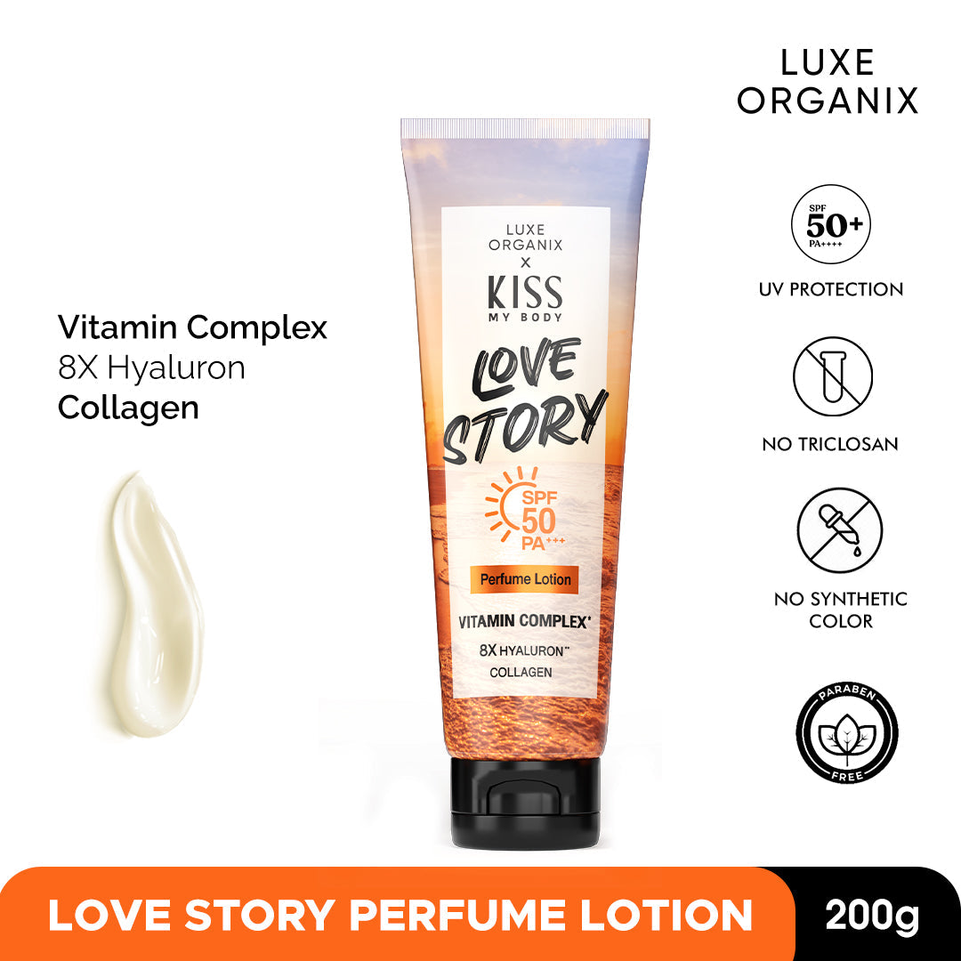 Kiss My Body Love Story Perfume Lotion SPF 50 PA+ 200g