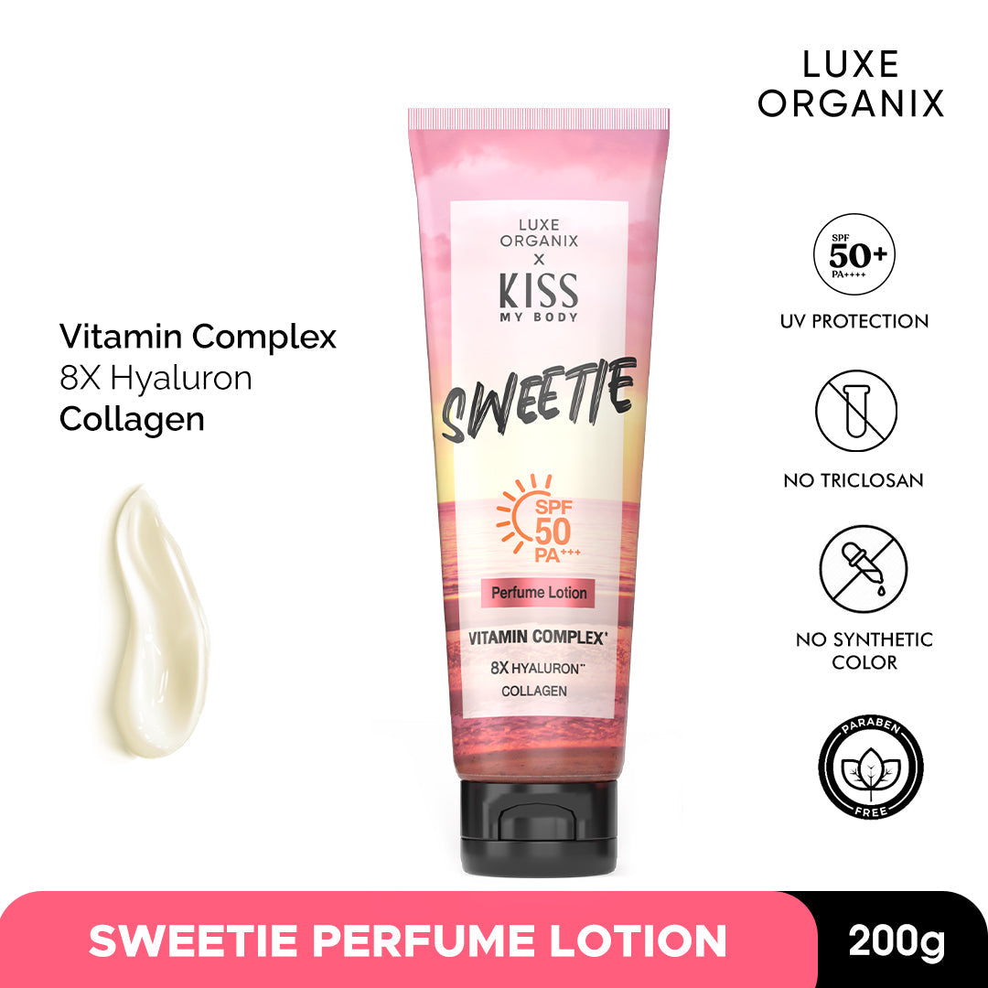 Kiss My Body Sweetie Perfume Lotion SPF 50 PA+ 200g