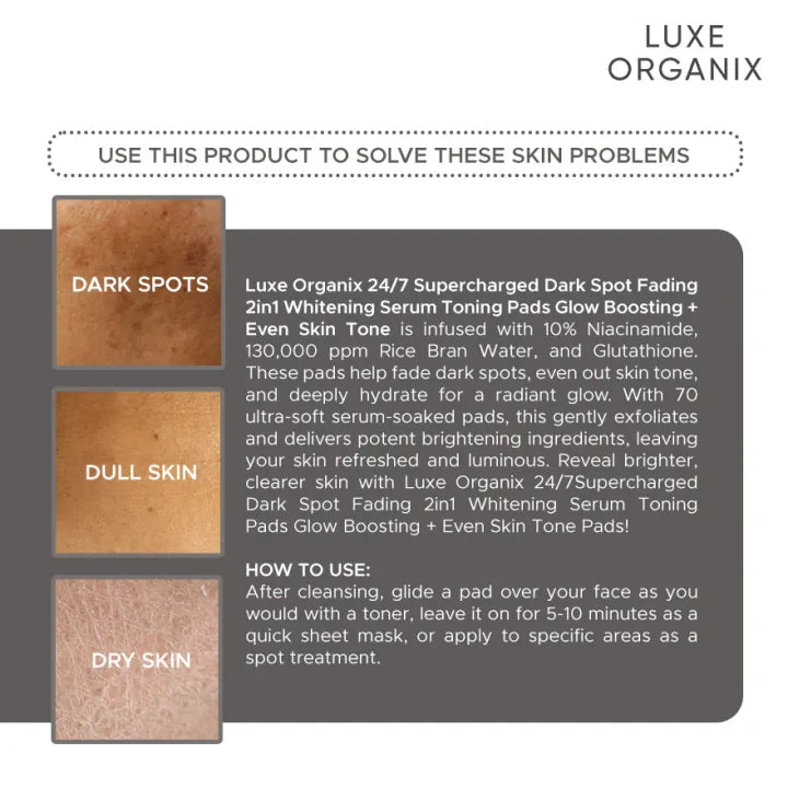 24/7 Supercharged Dark Spot Fading Toning Pads