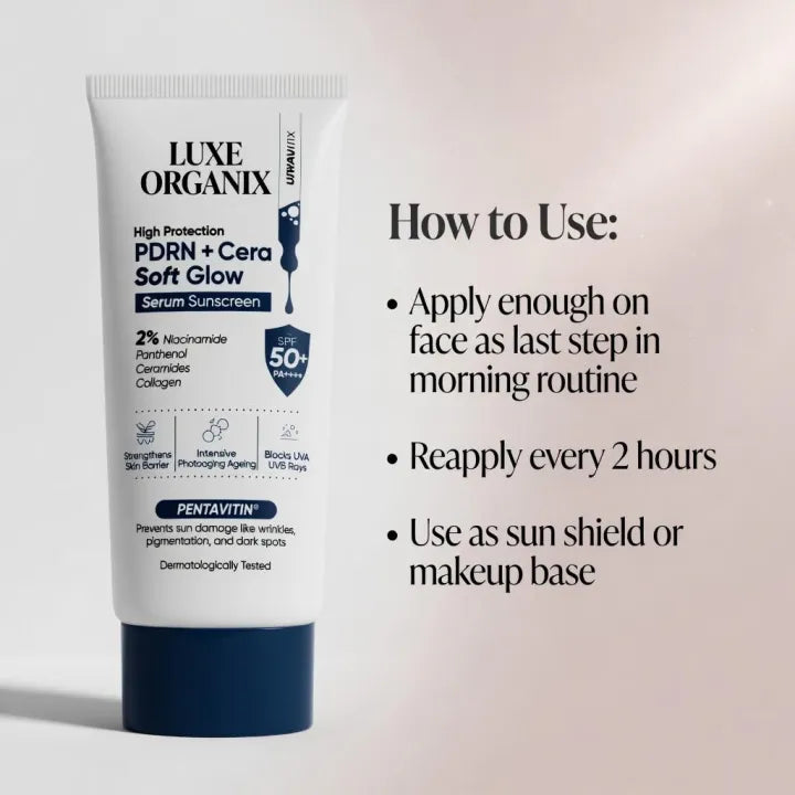 High Protection Aqua PDRN Soft Glow Serum Sunscreen SPF50 40g