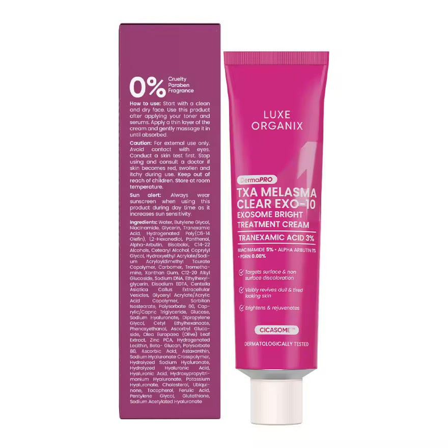 DermaPRO TXA Melasma Clear Exosome Bright Treatment Cream 30g