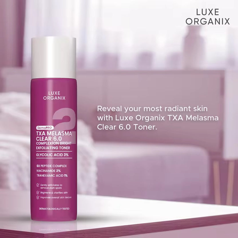 TXA Melasma Clear 6.0 Complexion Bright Exfoliating Toner 150ml