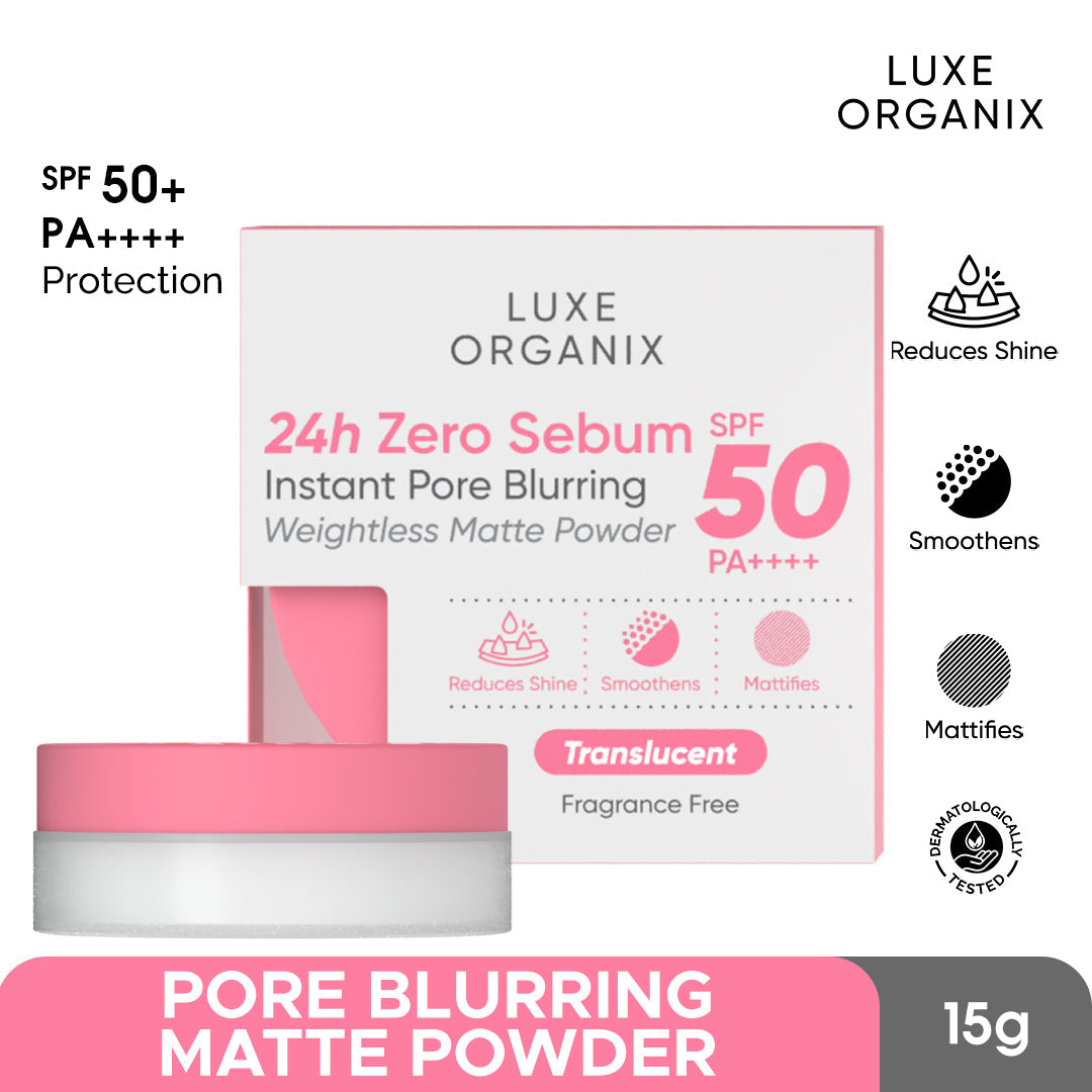 24H Zero Sebum Instant Pore Blurring Weightless Matte Powder - Translucent