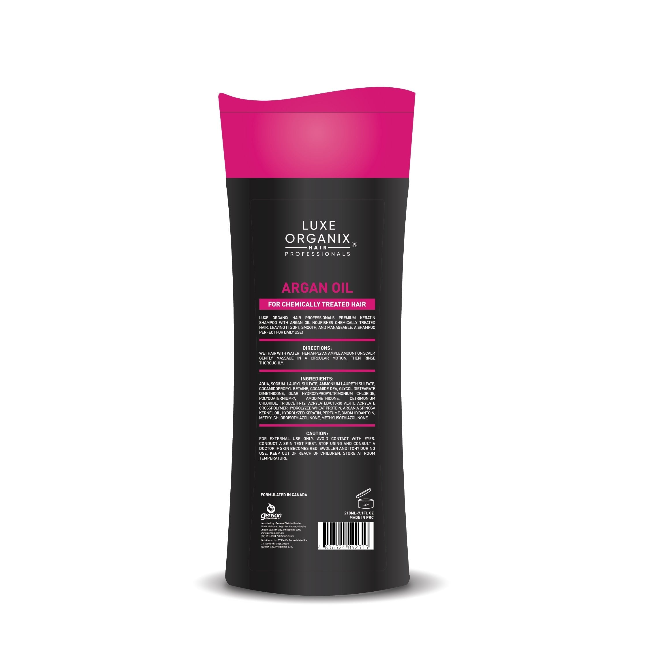 Premium Keratin Shampoo 210ml (Argan Oil)