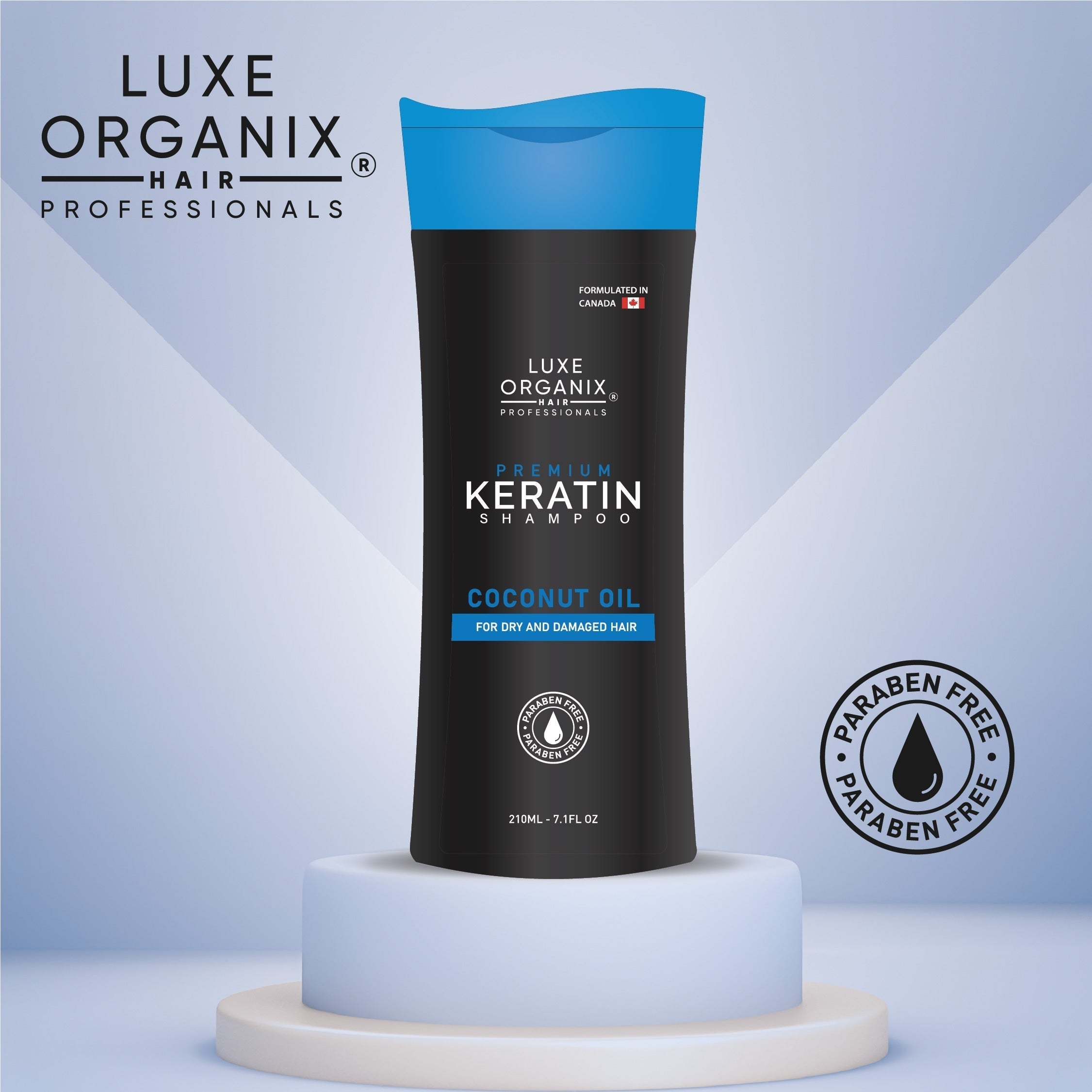 Premium Keratin Shampoo 210ml (Virgin Coconut Oil)