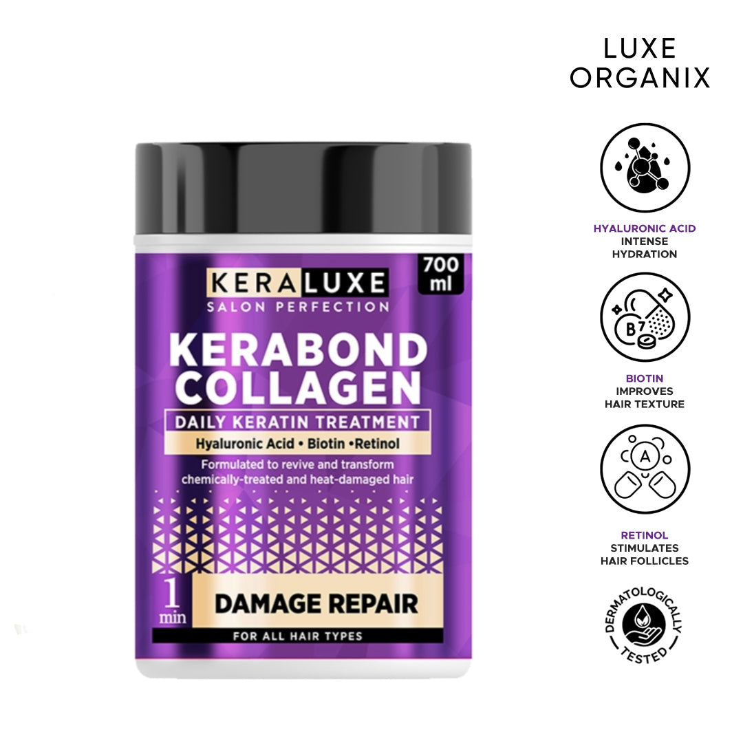 Kera Luxe Kerabond Collagen Daily Keratin Treatment Damage Repair 700ml