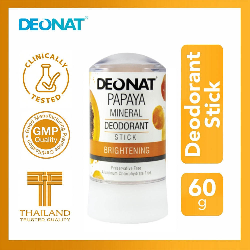 Deonat Mineral Deodorant Stick 60g (Papaya)