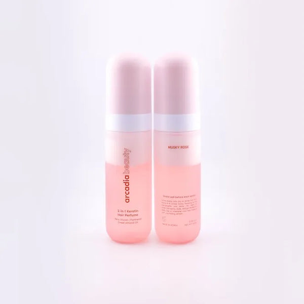 Arcadia Beauty 2-in-1 Keratin Hair Perfume Mist: Muksy Rose 100ml