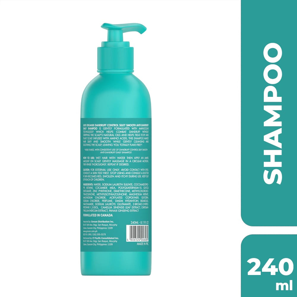 Dandruff Control Silky Smooth Shampoo 240ml