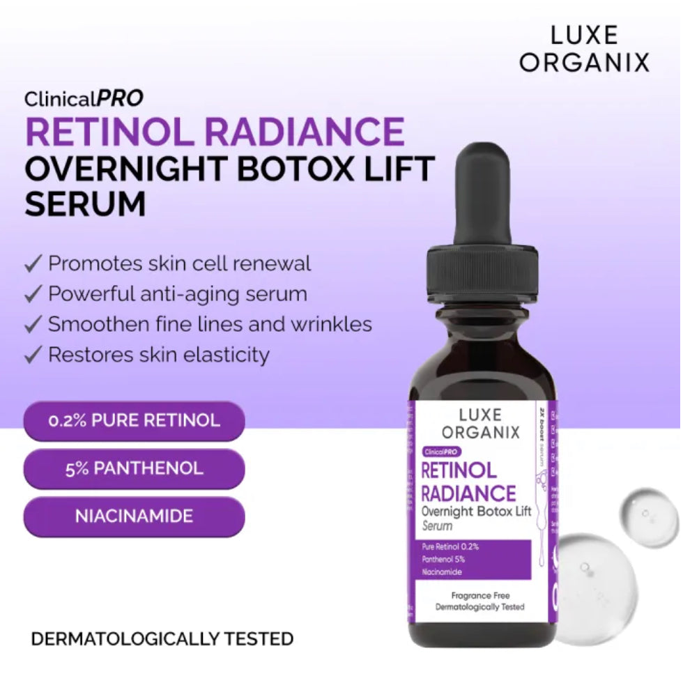 Retinol Radiance Overnight Botox Lift Serum 30ml