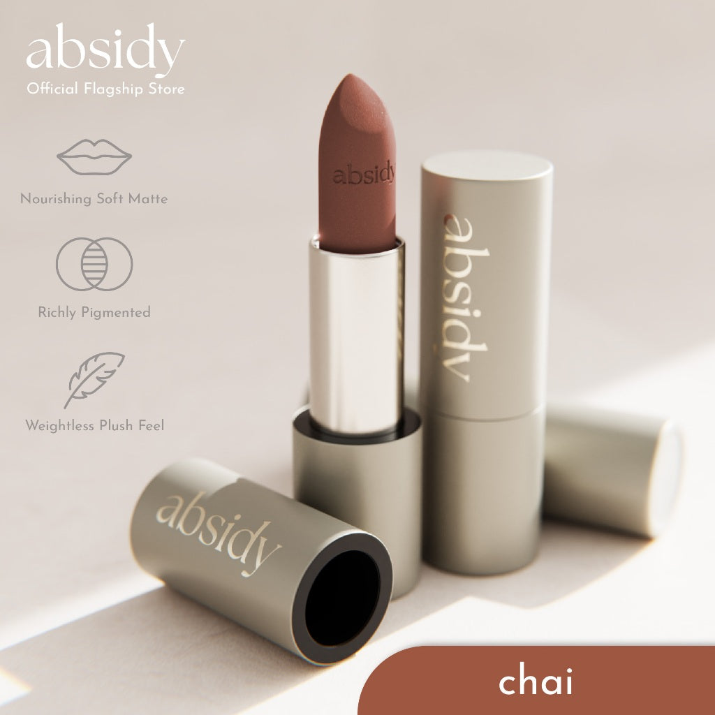 Absidy Cashmere Kiss Matte Lipstick in Chai