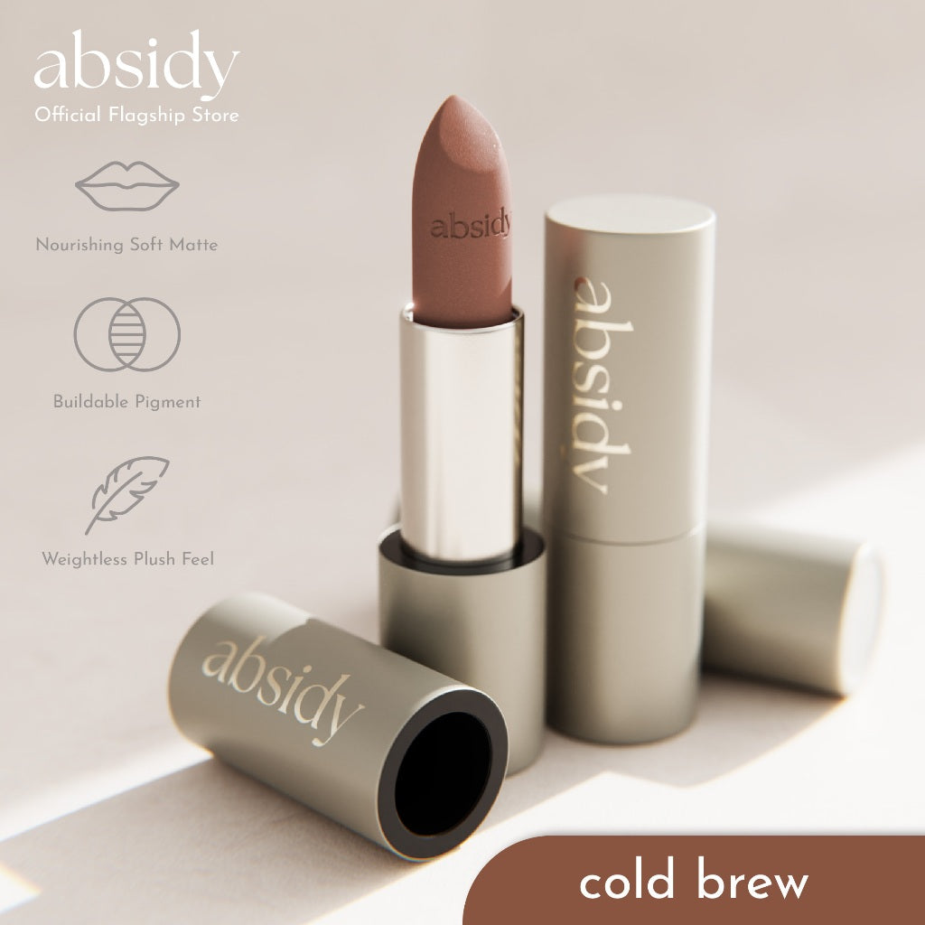 Absidy Cashmere Kiss Matte Lipstick in Cold Brew