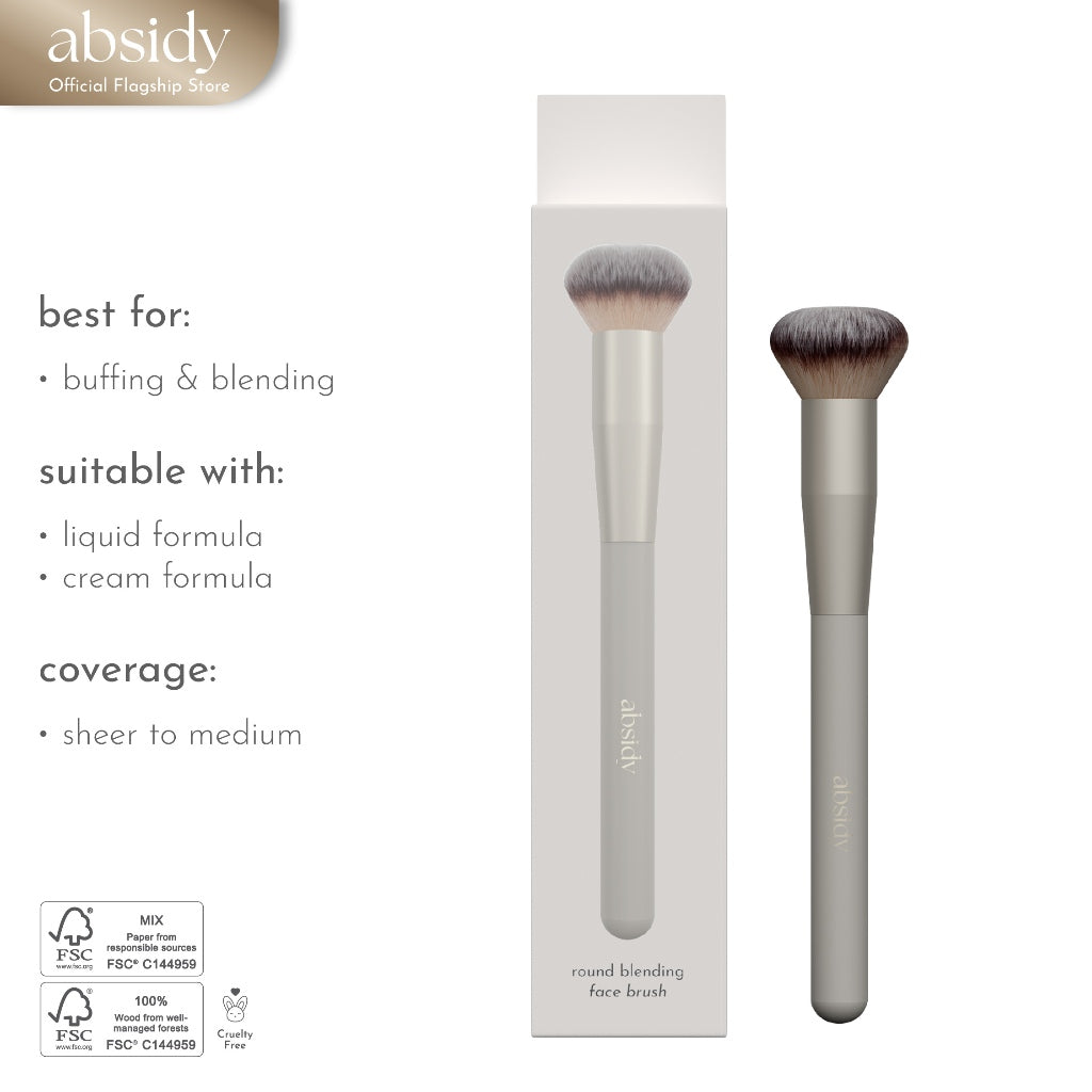 Absidy Tapered Setting Face Brush