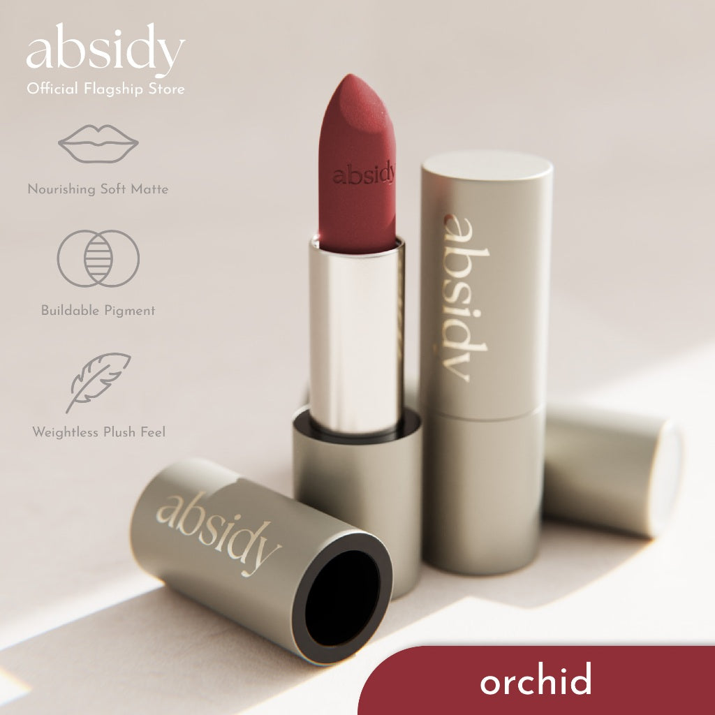 Absidy Cashmere Kiss Matte Lipstick in Orchid