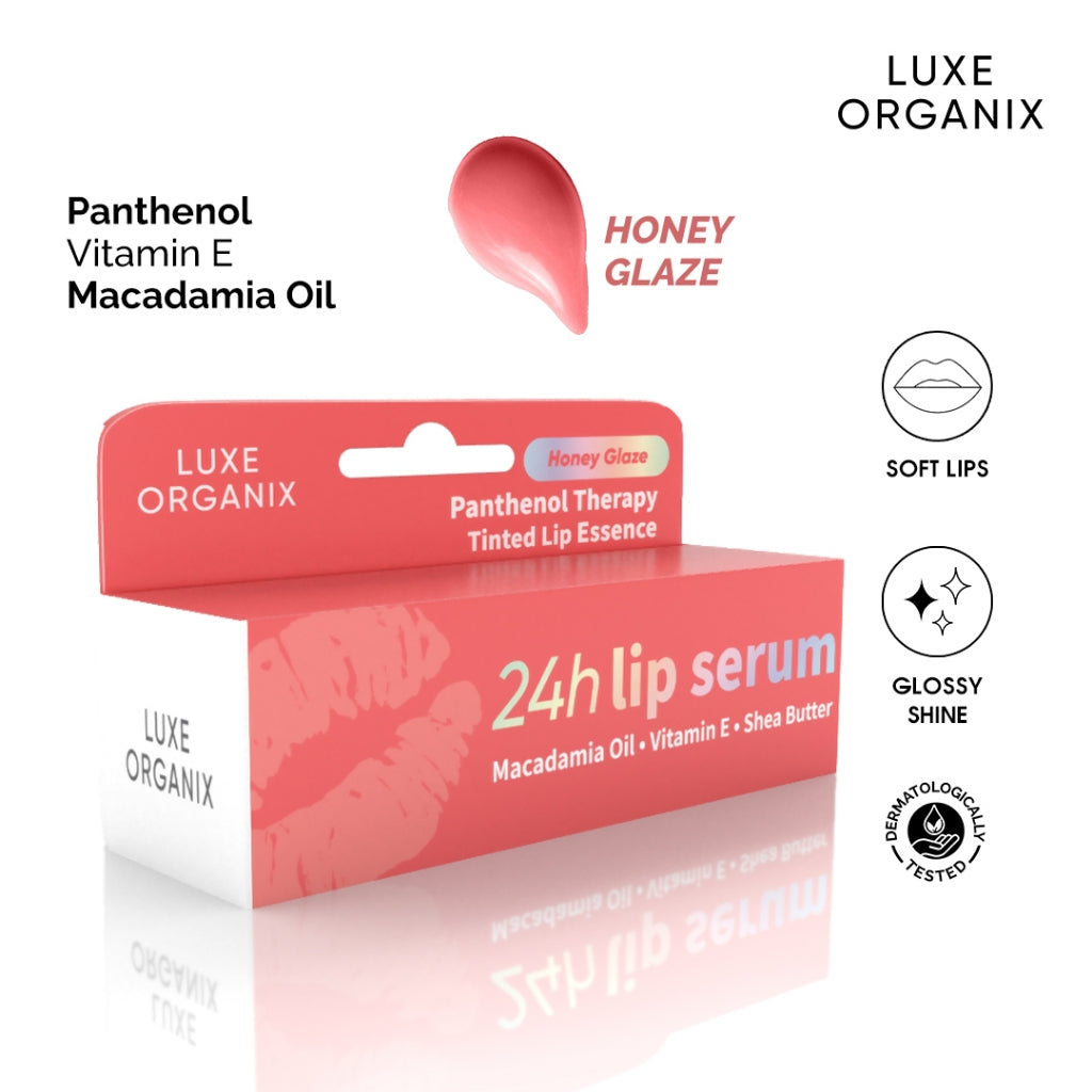 24h Lip Serum Tinted Essence  (Honey Glaze)