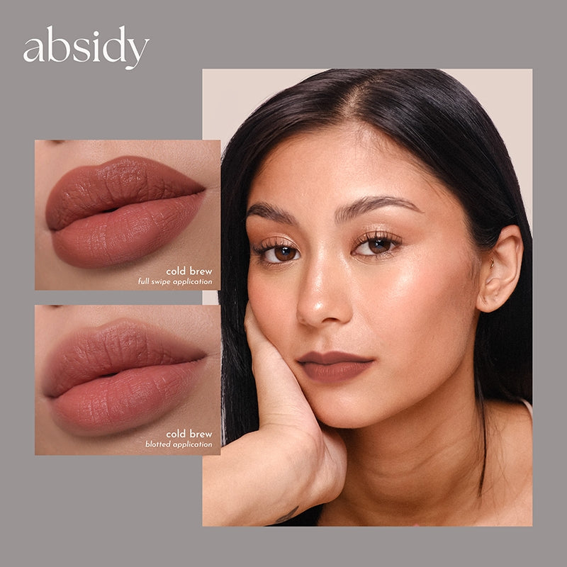 Absidy Cashmere Kiss Matte Lipstick in Cold Brew