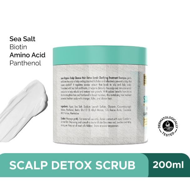 Scalp Cleanse Hair Detox Scrub Clarifying Treatment Shampoo 220g