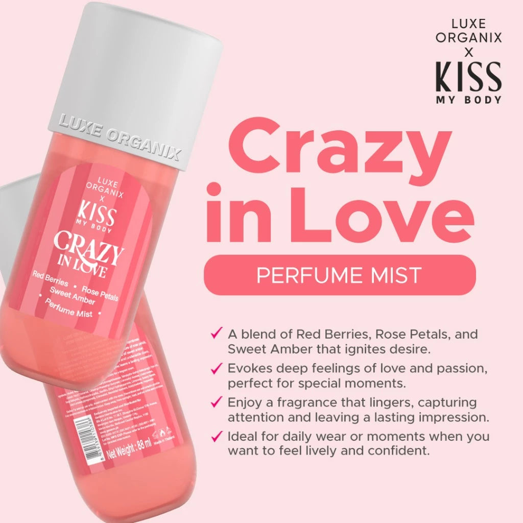 KISS MY BODY Perfume Mist 88ml - Crazy in Love