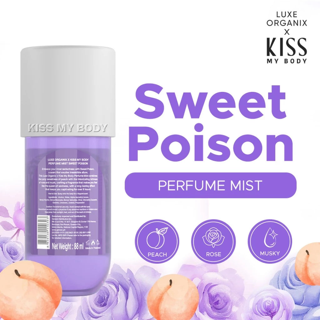 KISS MY BODY Perfume Mist 88ml - Sweet Poison