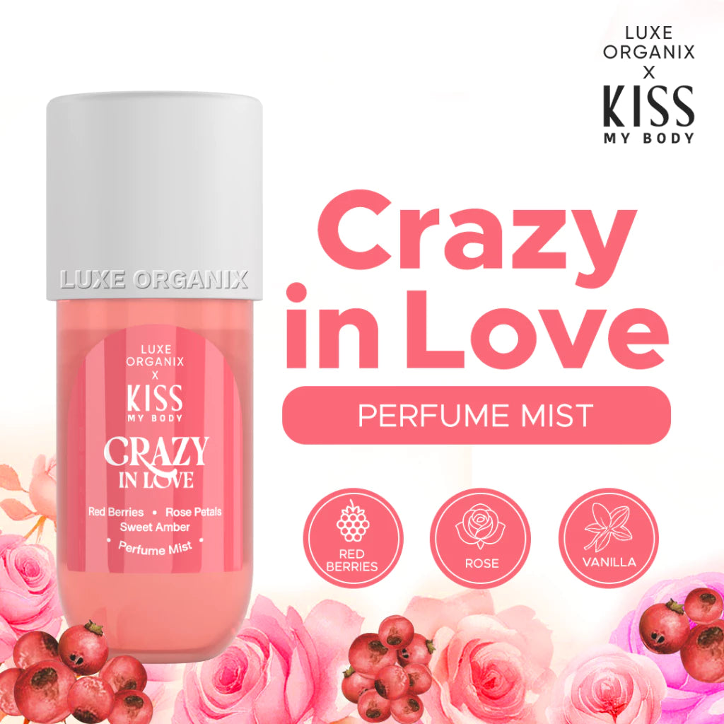 KISS MY BODY Perfume Mist 88ml - Crazy in Love