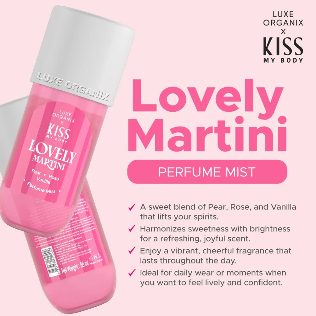 KISS MY BODY Perfume Mist 88ml - Lovely Martini