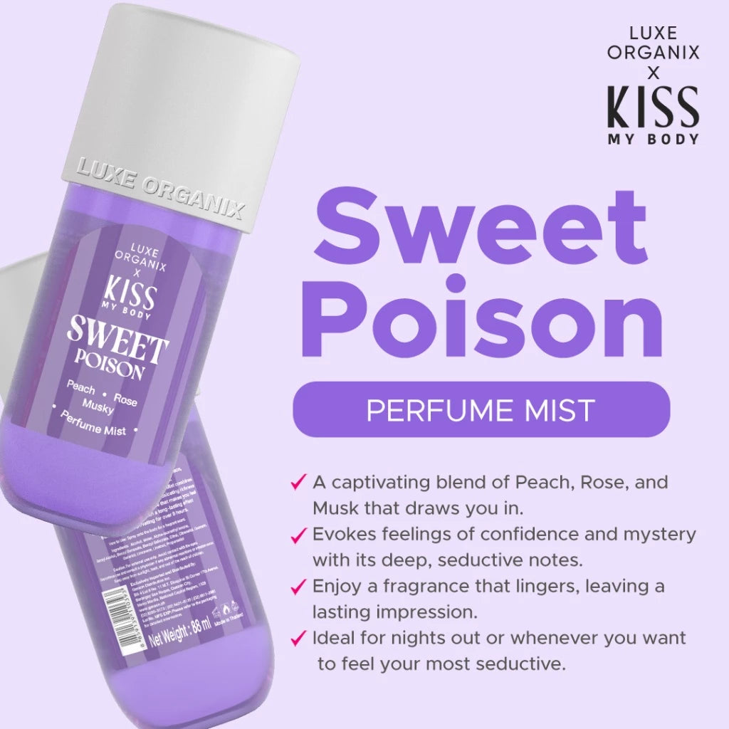 KISS MY BODY Perfume Mist 88ml - Sweet Poison