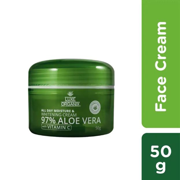 Aloe Vera All Day Moisture and Whitening Cream with Vitamin C 97% 50g