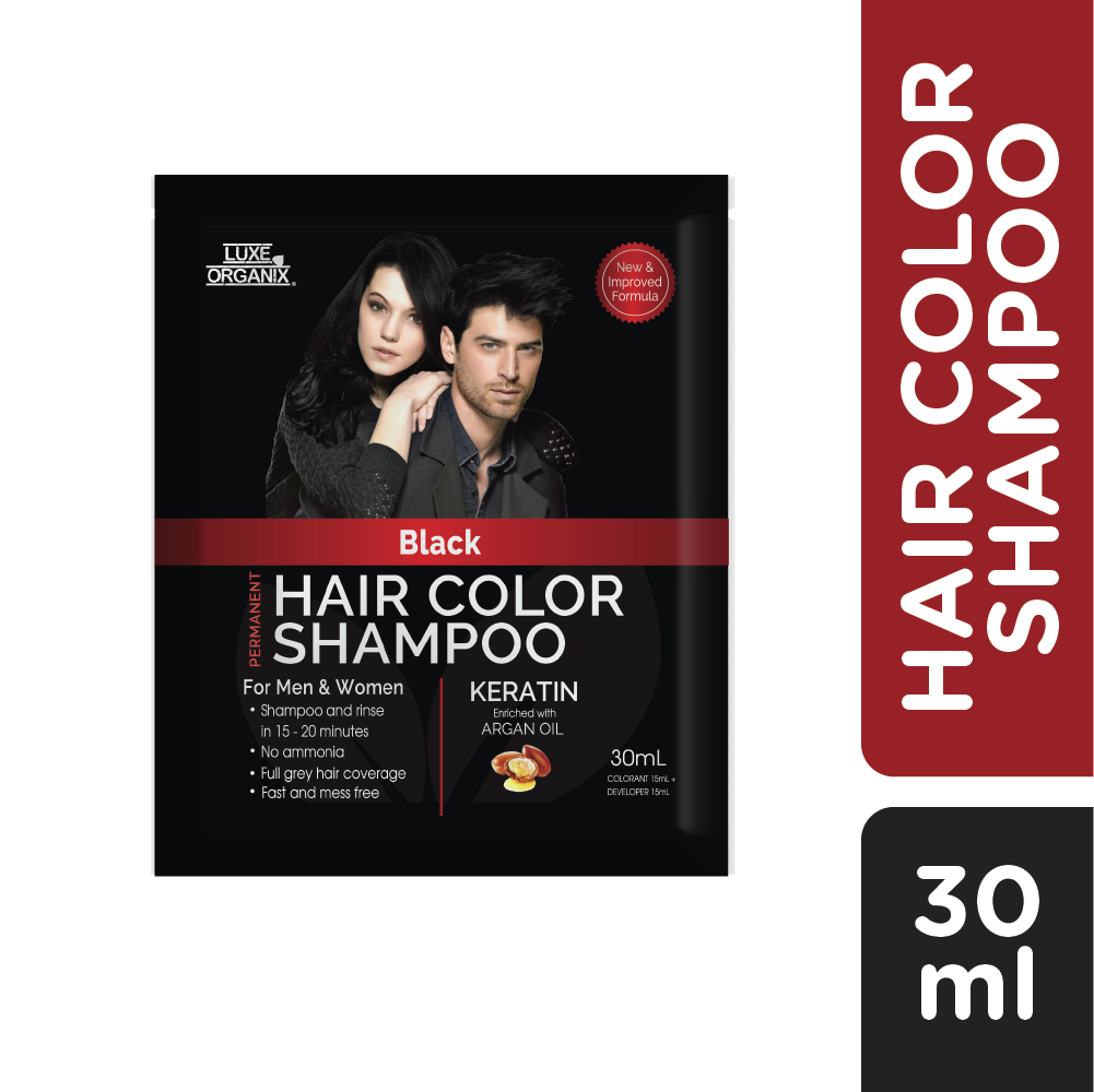 Hair Color Shampoo Black 30ml