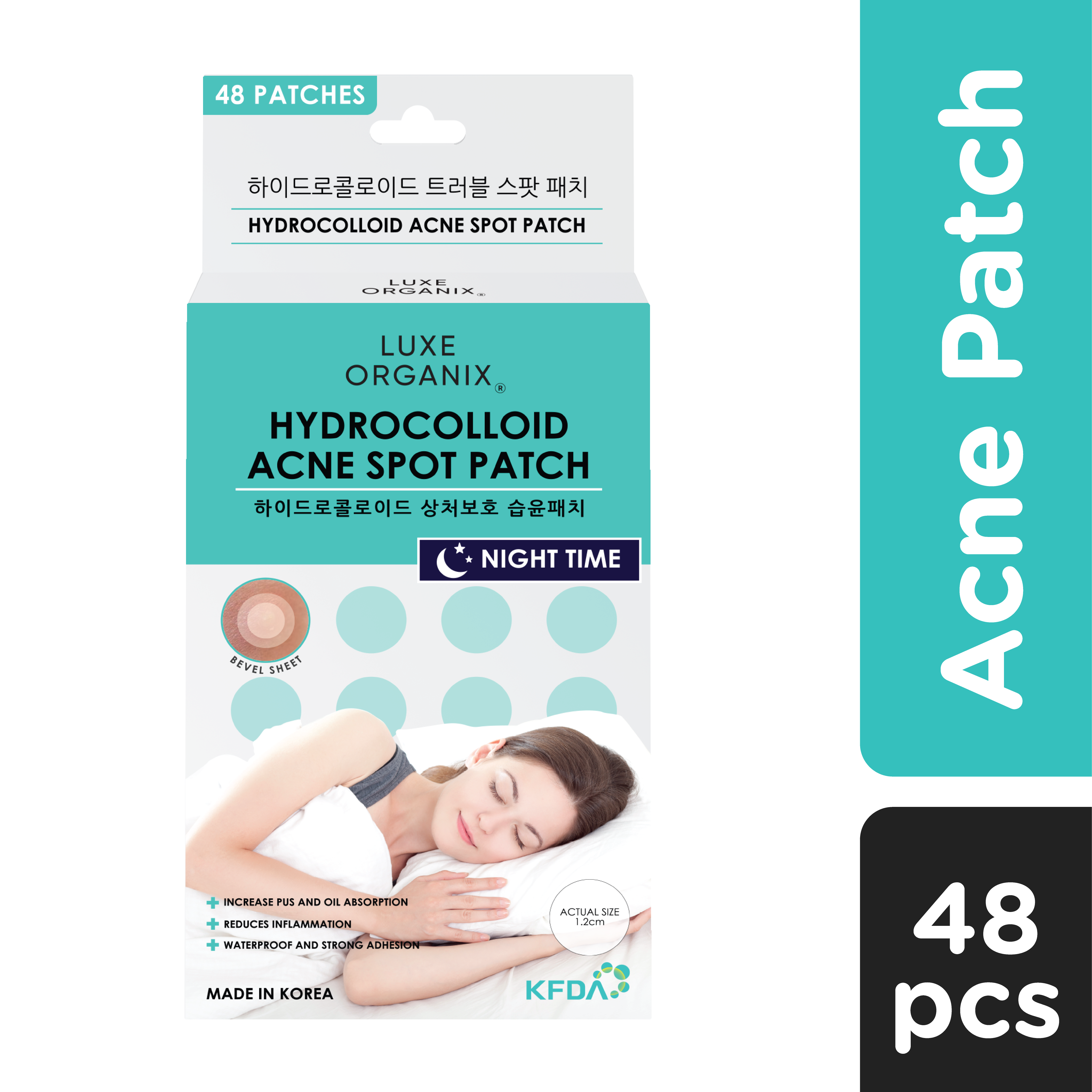 Hydrocolloid Acne Spot Patch Night Time 48s