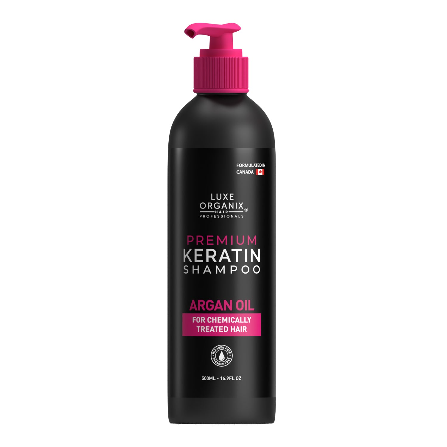 Premium Keratin Shampoo 500ml - Argan Oil