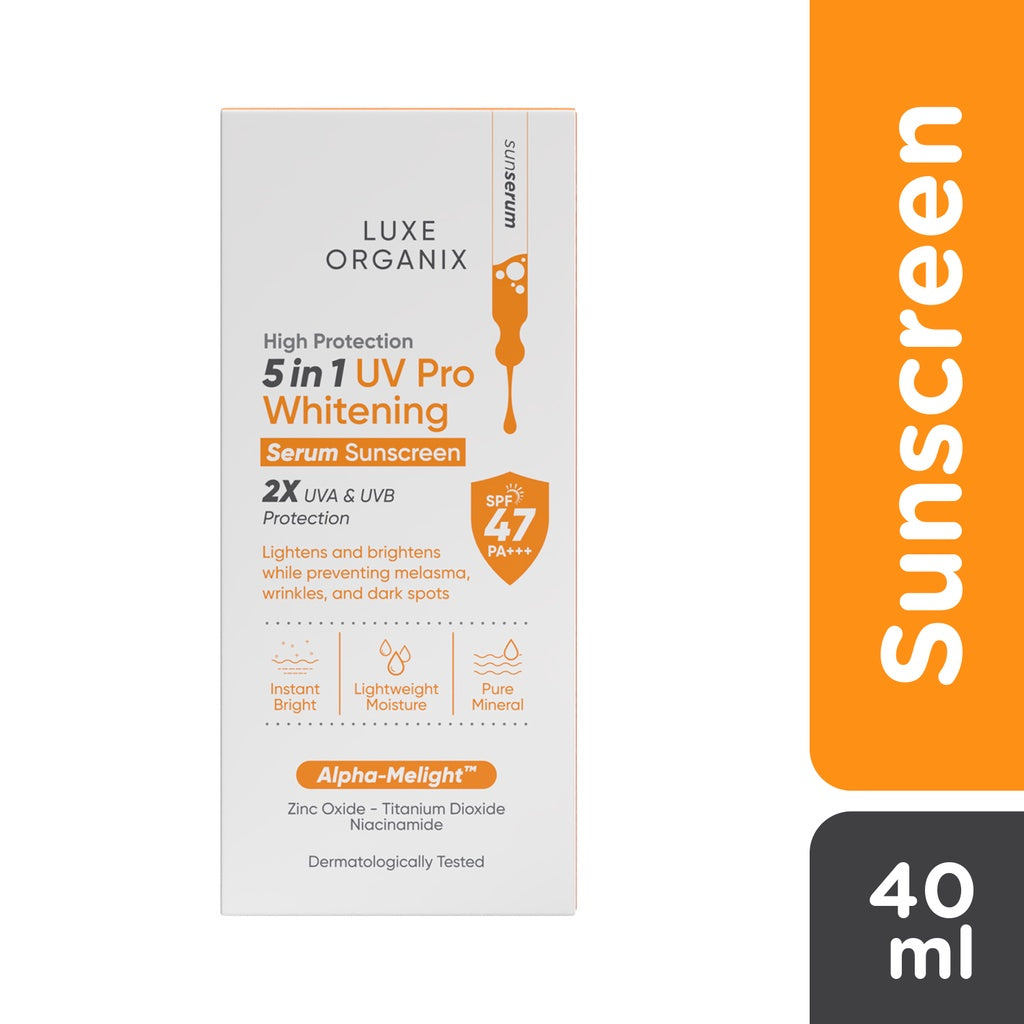 High Protection 5in1 UV Pro Whitening Serum Sunscreen SPF 47 PA+ 40mL